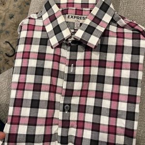 Mens express button up
